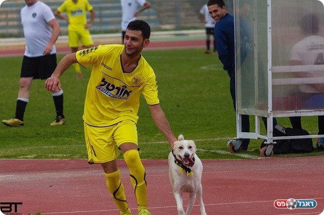 היתה יכולה להבקיע את השער ה-11. האוהדת שפרצה לדשא (ברק תורג'מן)